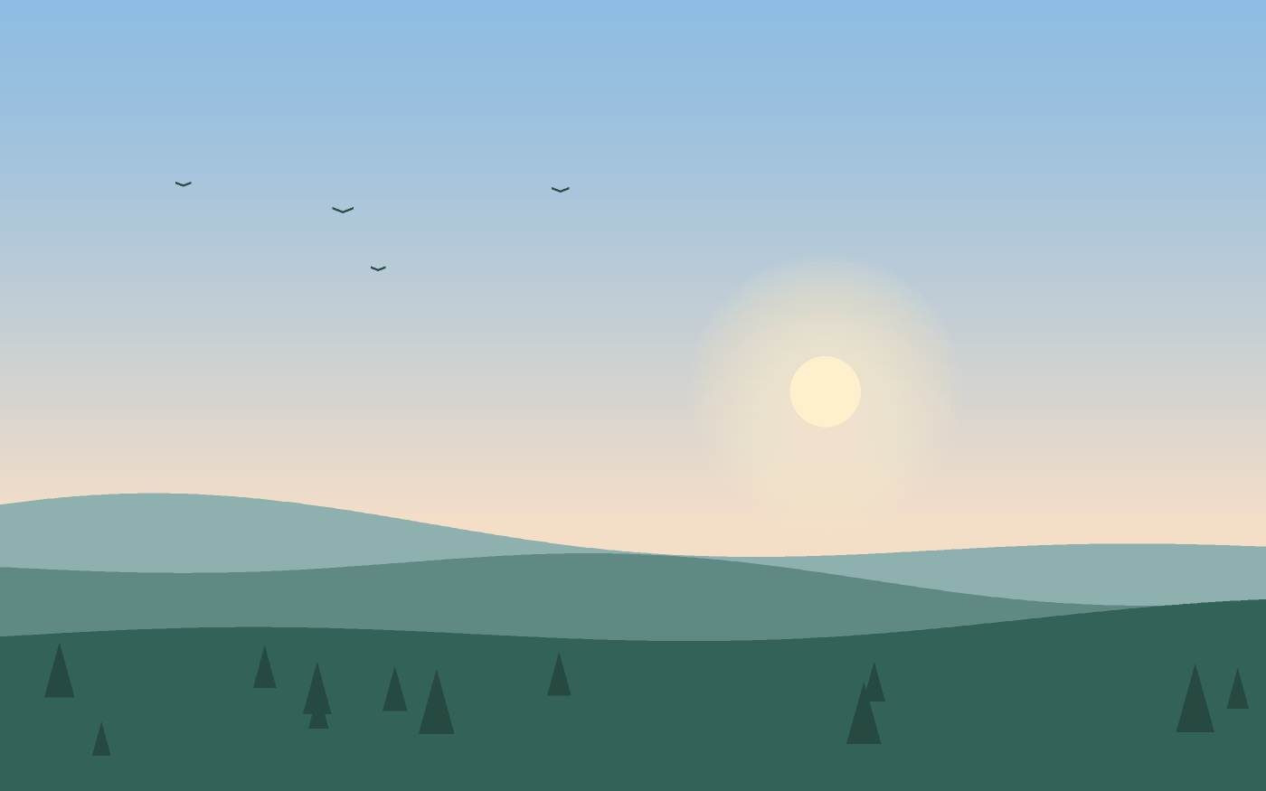 Landschaftsillustration