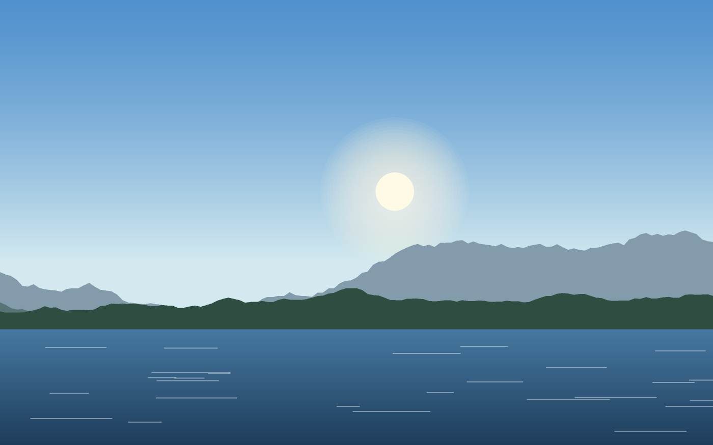 Landschaftsillustration