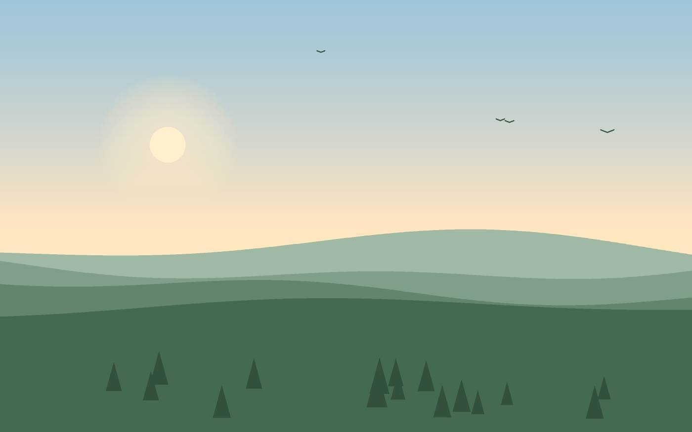 Landskabsillustration