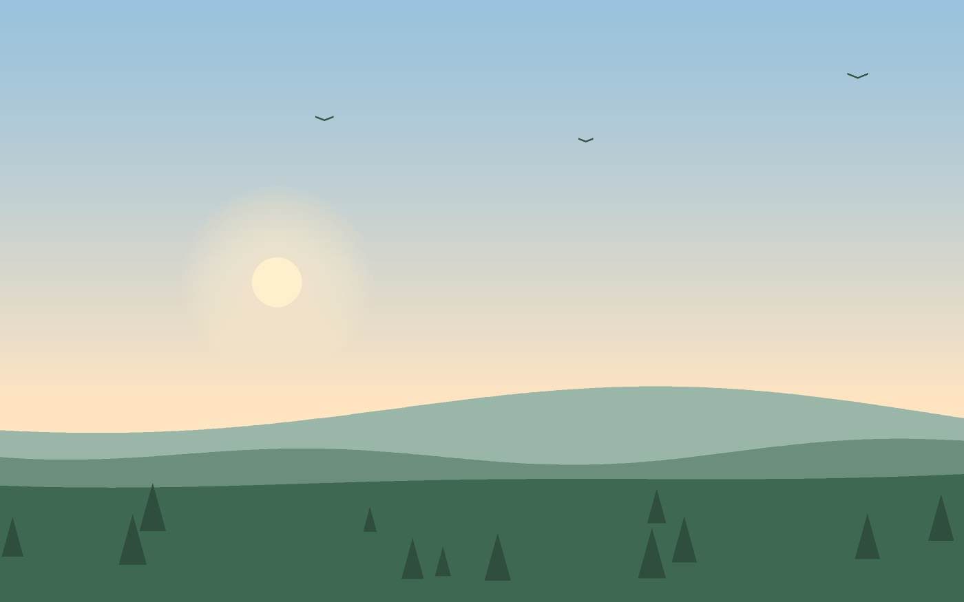 Landschapsillustratie