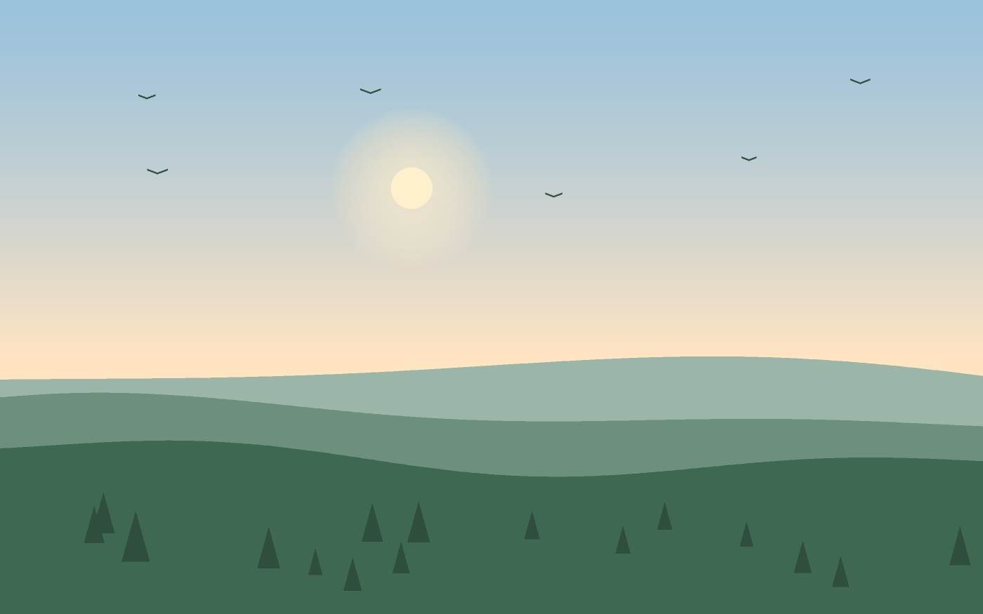 Ilustracja krajobrazu