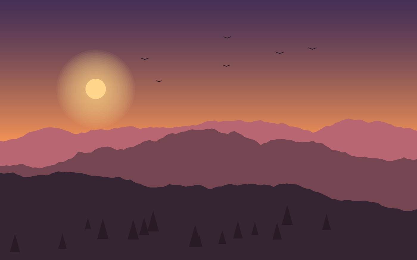 Landskapsillustration